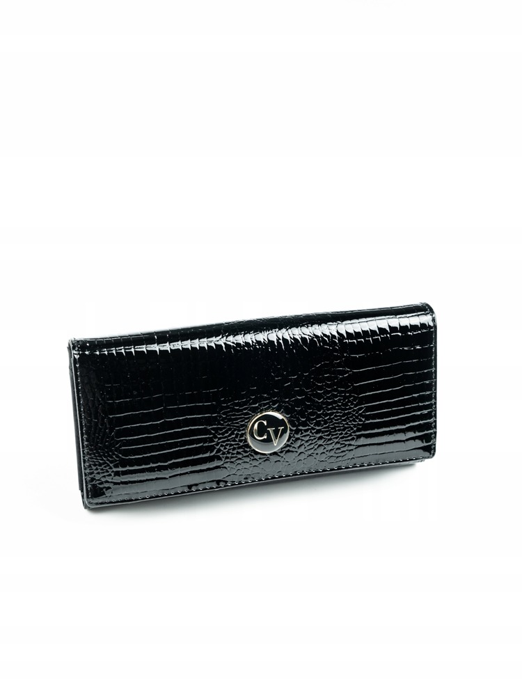 Luxusní dámská peněženka z kůže Clara, černá