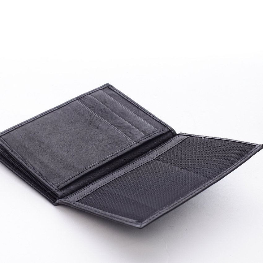 Kožená peněženka na doklady DELAMI 4, černá