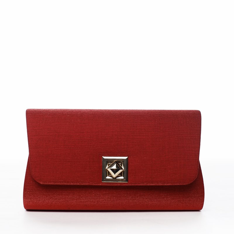 Moderní dámská společenská kabelka Stylish Nora, červená