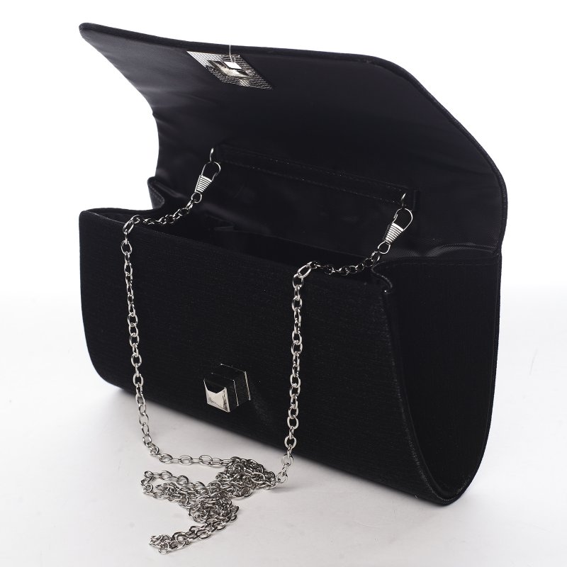Moderní dámská společenská kabelka Stylish Nora, černá