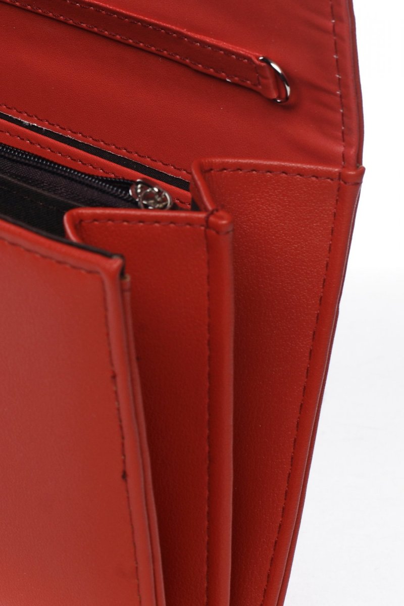 Moderní dámská koženková kabelka Katarina, červená