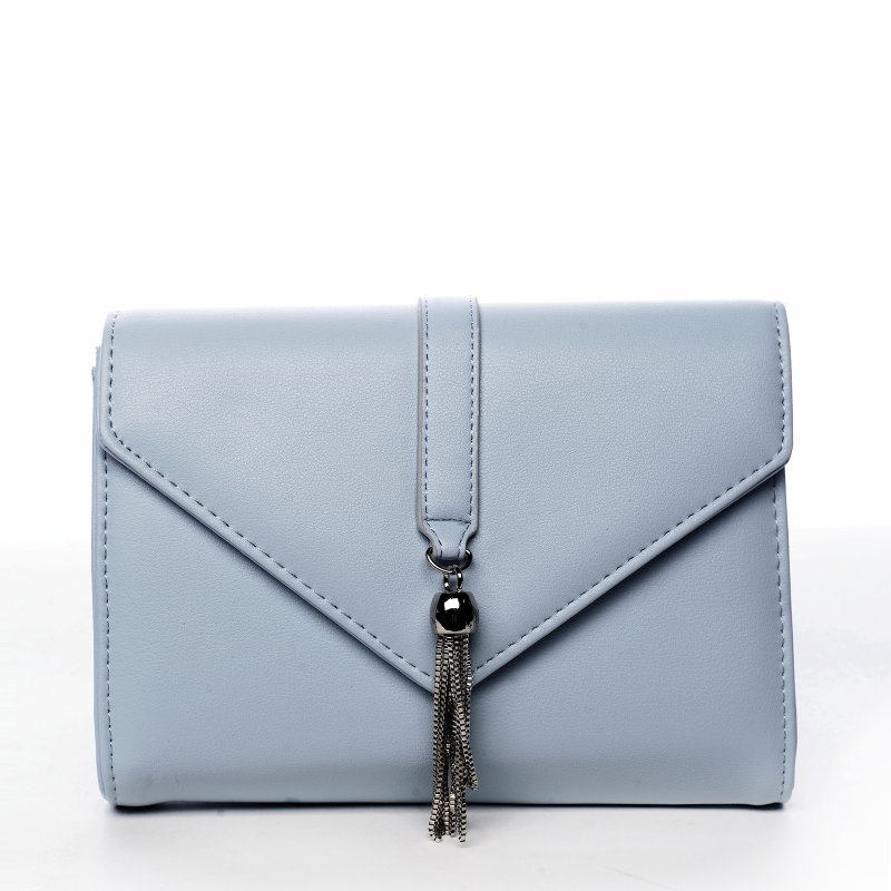Moderní dámská koženková kabelka Katarina, světle modrá