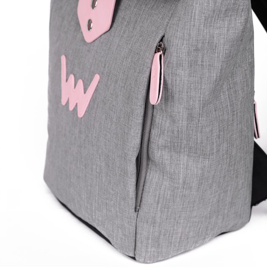 Trendový dámský batoh VUCH Noel, šedý