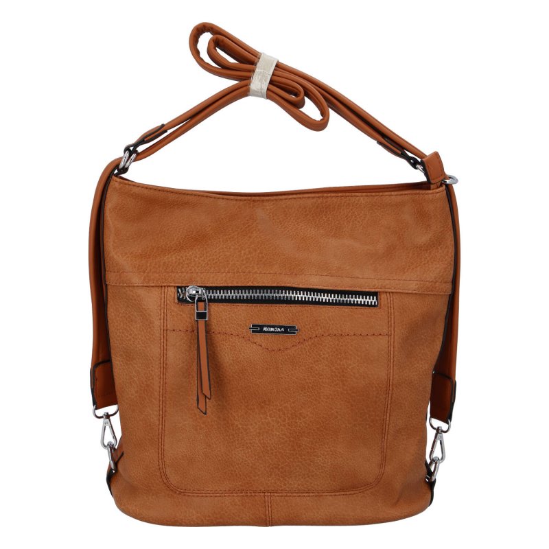 Moderní kabelko batoh Sendy S., hnědý