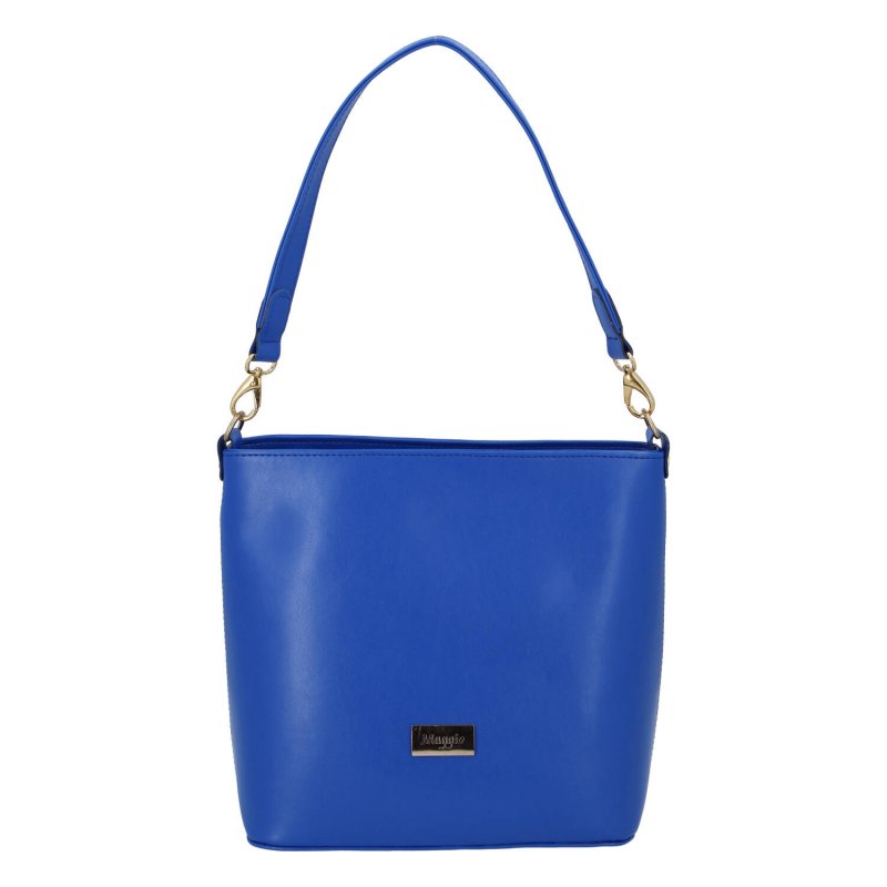 Extravagantní dámská koženková kabelka Ultra neon blue, modrá