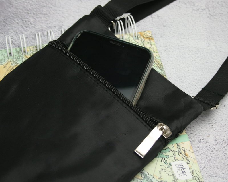 Pánská taška na doklady a peněženku Sanchezka, černá