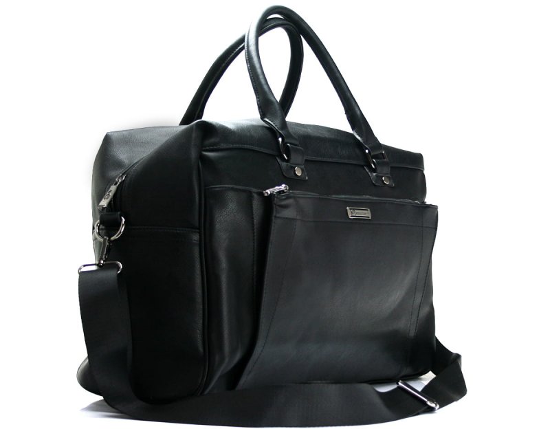 Pánská kožená cestovní taška Bellugio Jordan, černá