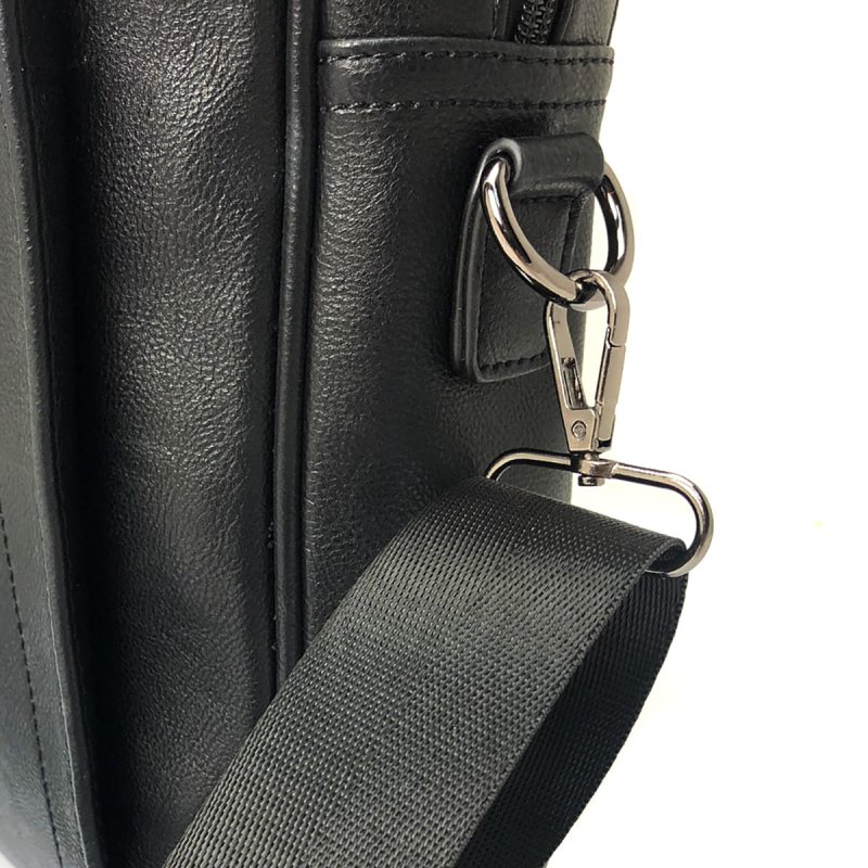 Koženková kabelka na notebook Larisa Bellugio, černá