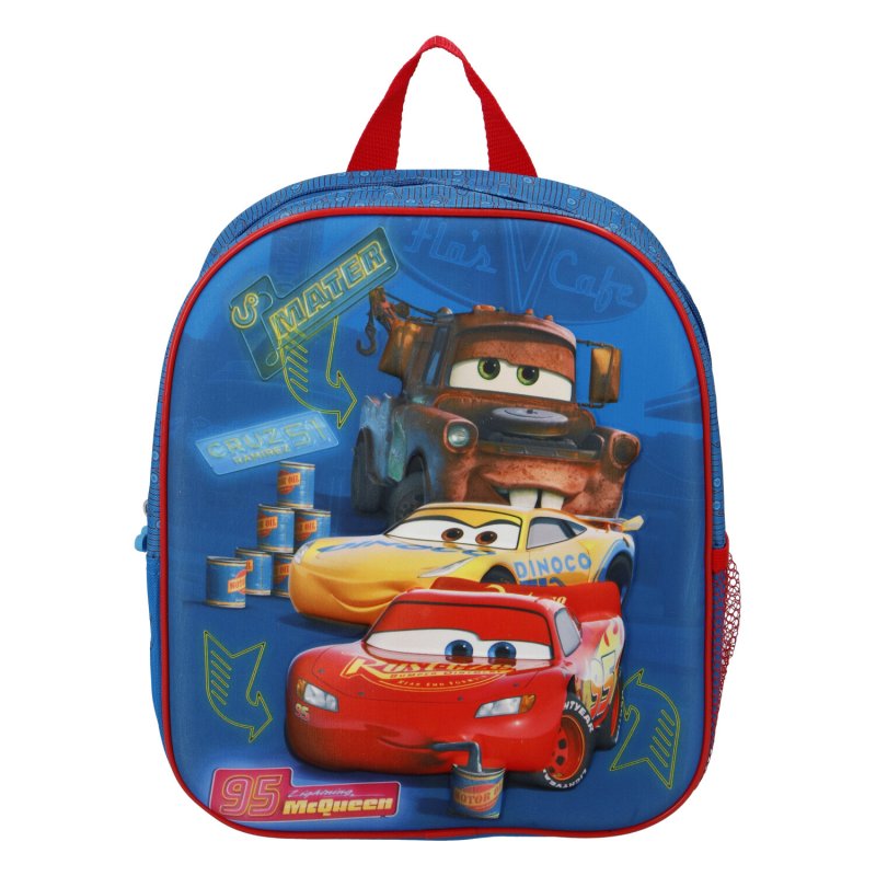 Školní batůžek Cars, modro-červený