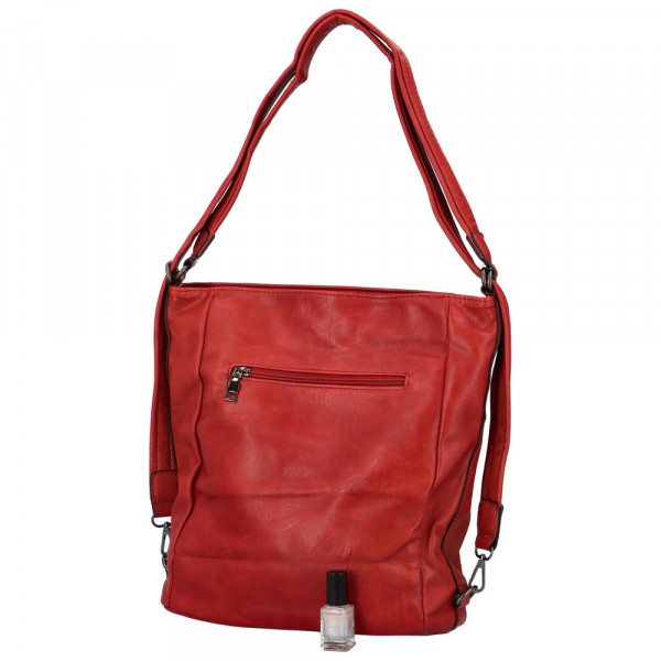 Trendová kabelka/batoh Anne, červená