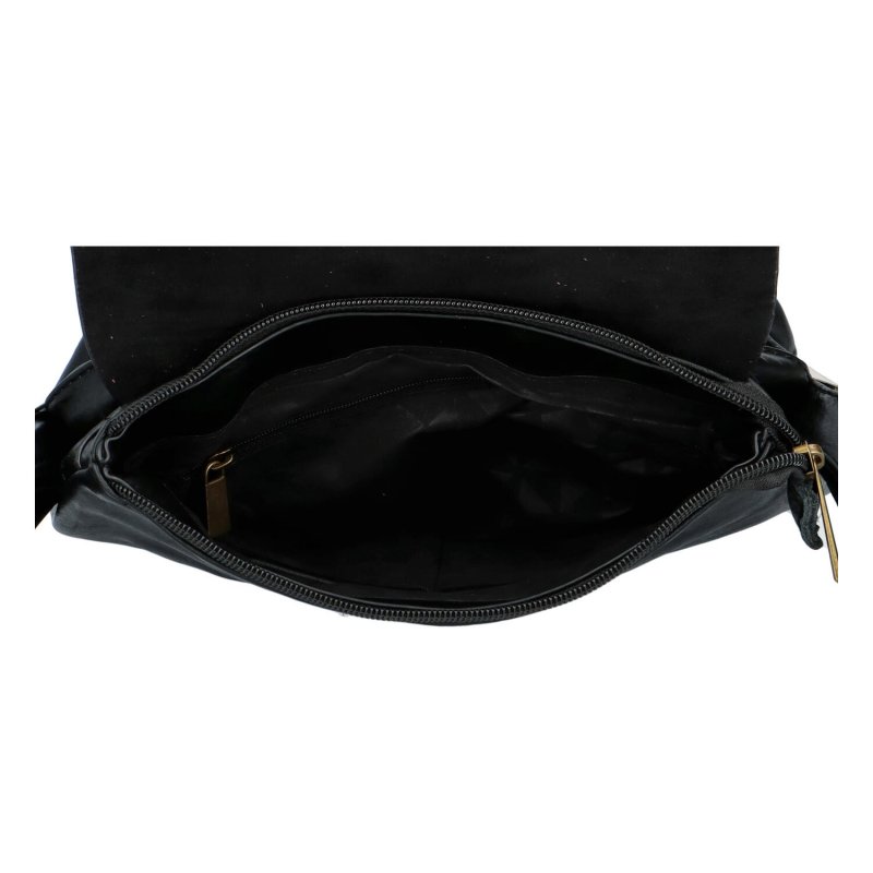 Městský koženkový batoh Enjoy, černý