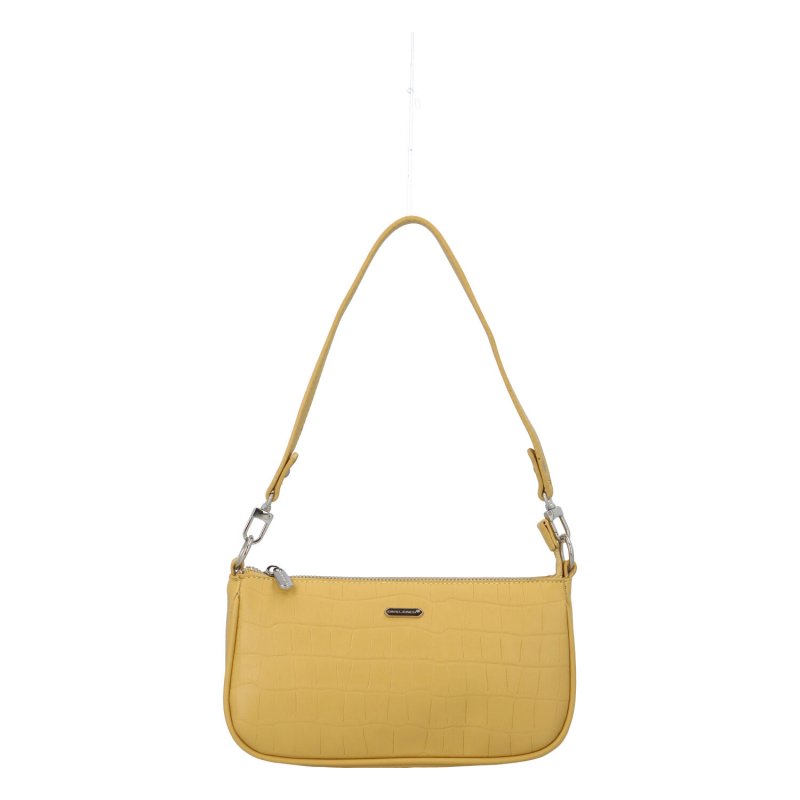 Malá koženková kabelka Lejla, žlutá