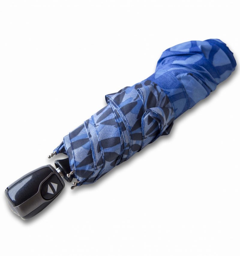Dámský automatický deštník s potiskem, geometrický ornament