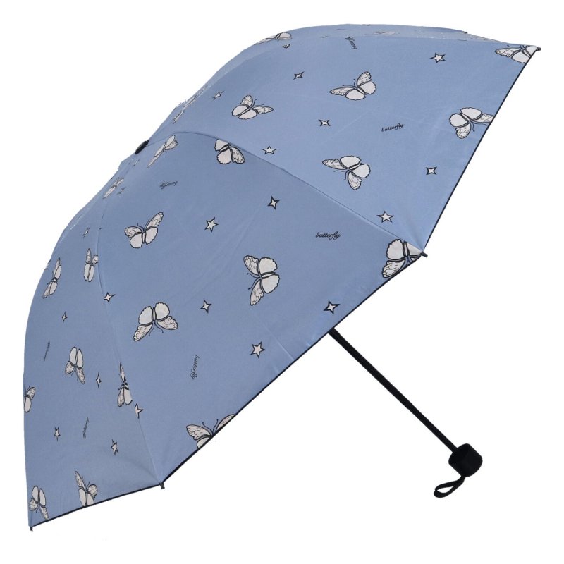 Deštník měnící barvu Butterfly, modrý