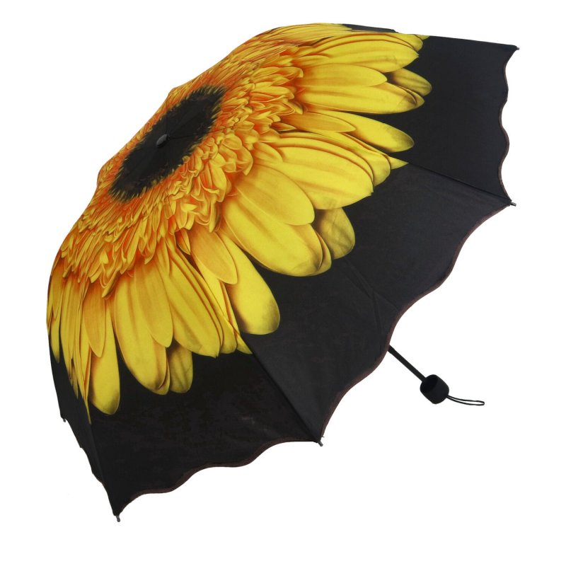 Deštník Plant, žlutá slunečnice