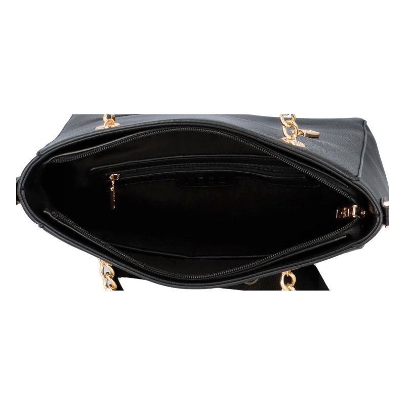 Luxusní dámská kabelka - shopper Nala, černá