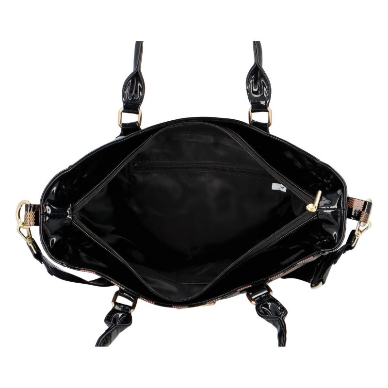 Módní dámská kabelka Auria, černá