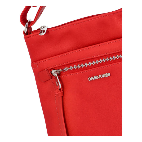 Stylová dámská kabelka přes rameno Annika, červená