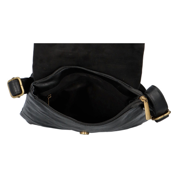 Koženkový batůžek Fio, černý