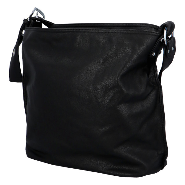 Praktická jednoduchá kabelka Kornelie, černá