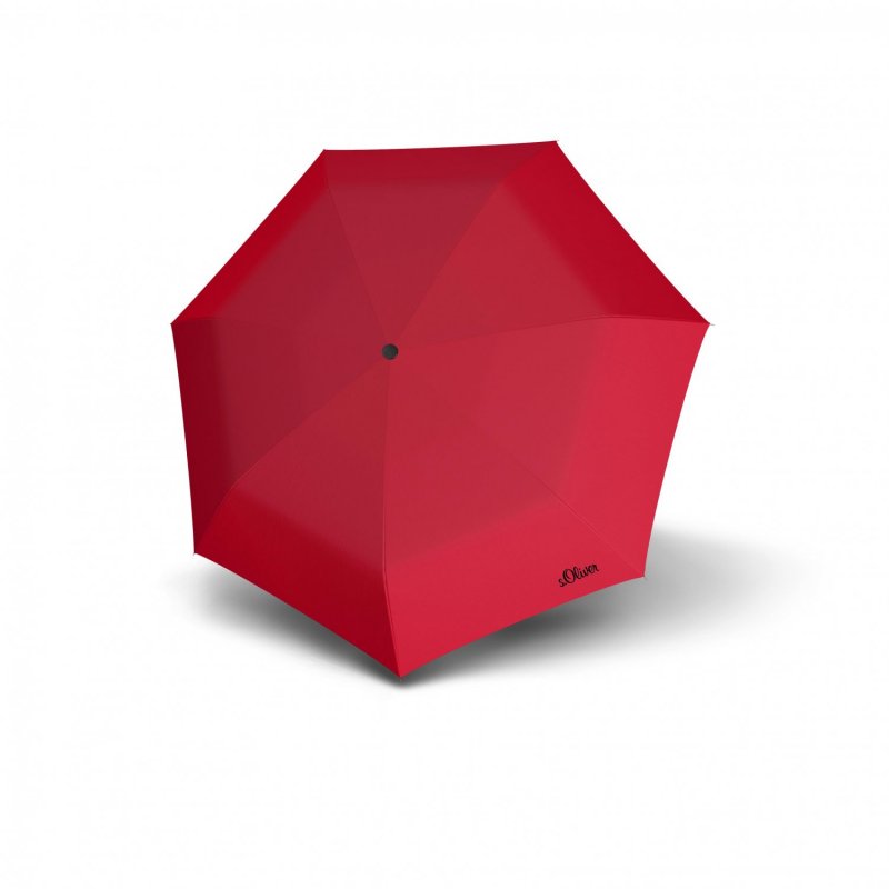 Impact UNI - dámský plně automatický skládací deštník, červená