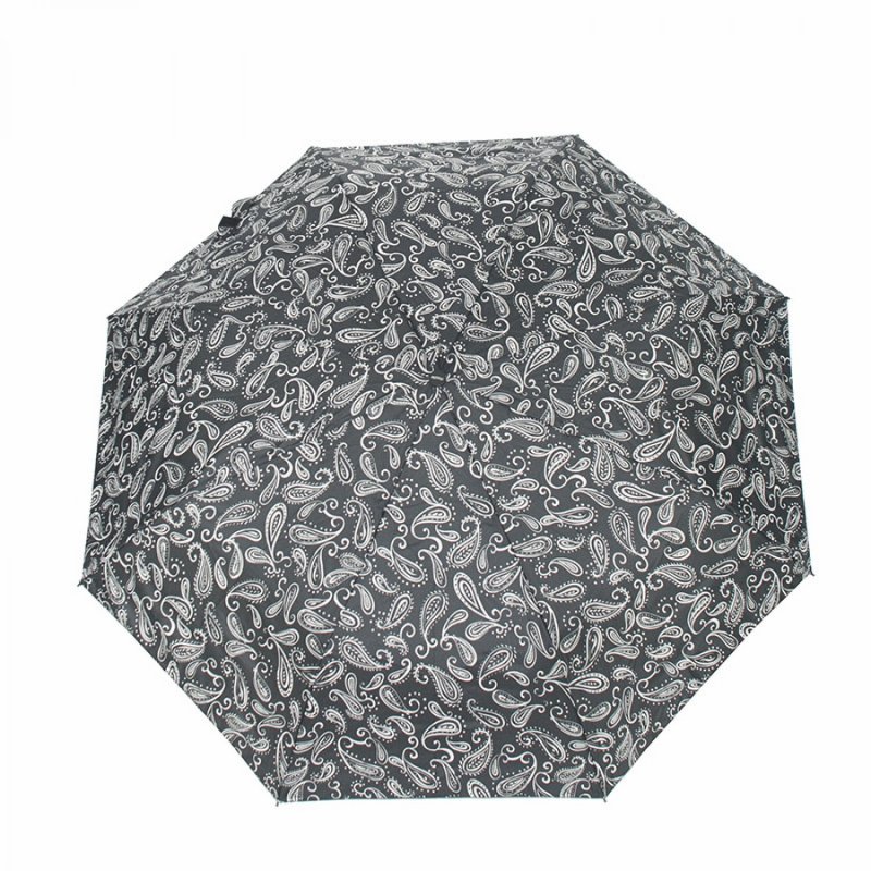Dámský skládací deštník Mini Fiber Black a White