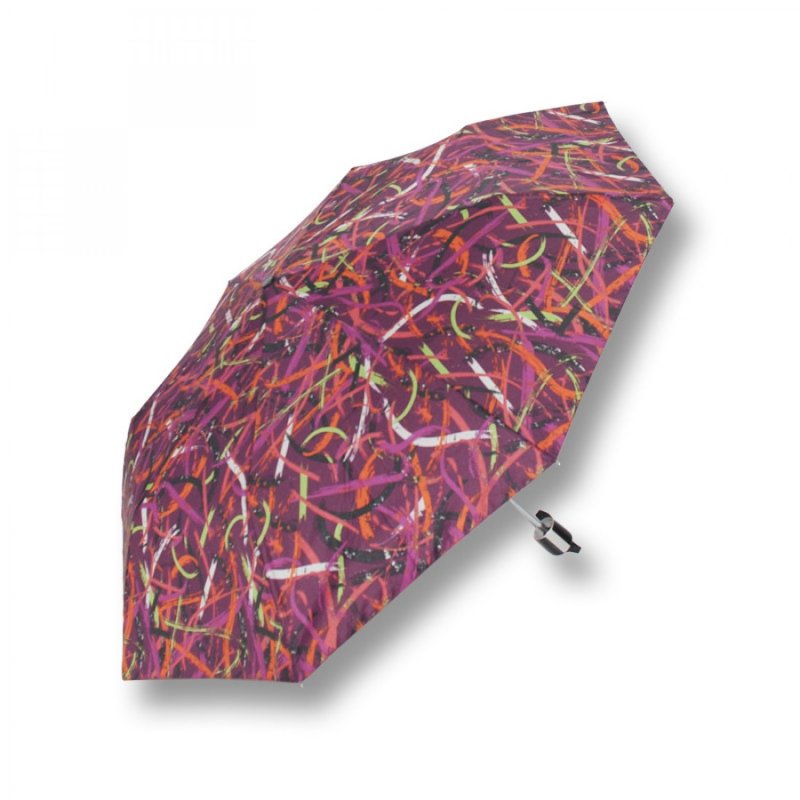 Mini Fiber Expression - dámský skládací deštník, vínová