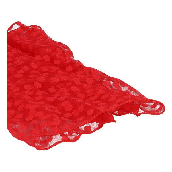 Elegantní letní šátek Lia kolem krku, červená