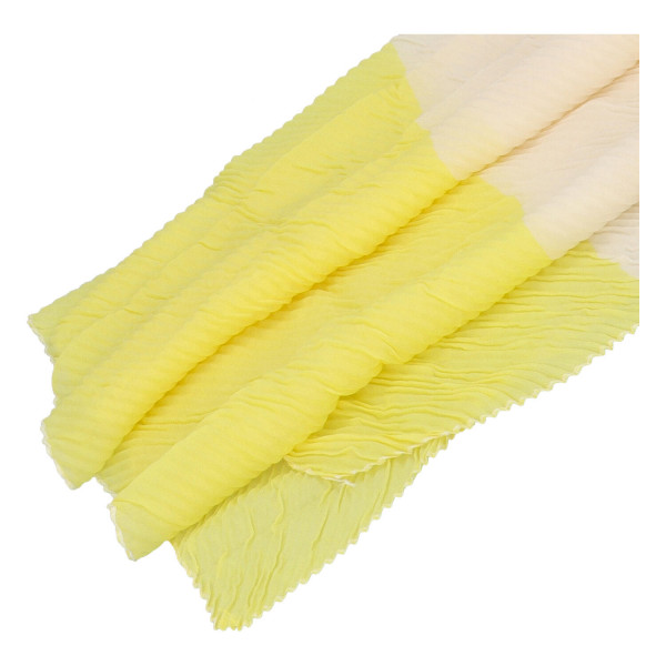 Lehký barevný šátek Semi, žlutý