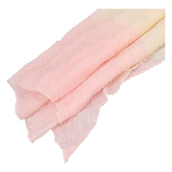 Lehký barevný šátek Semi, světle růžový