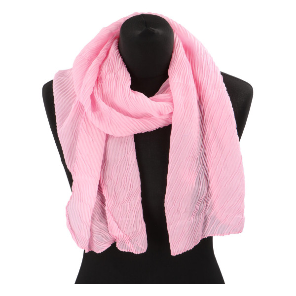 Jednobarevný dámský šátek Bailey, růžový