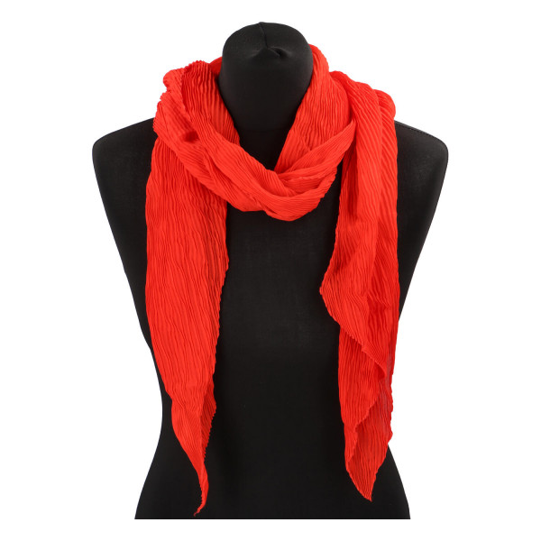 Jednobarevný dámský šátek Bailey, červený