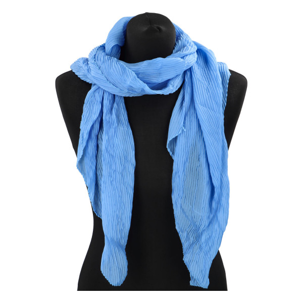 Jednobarevný dámský šátek Bailey, modrý