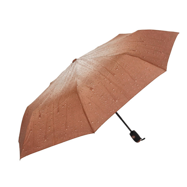 Módní deštník Ombre, hnědý
