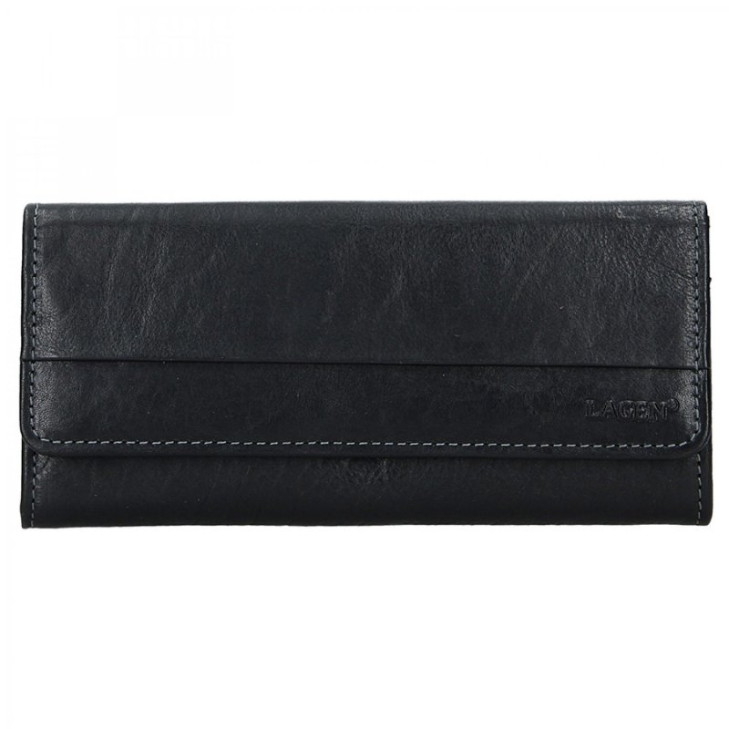 Dámská kožená peněženka Lagen Simona, černá