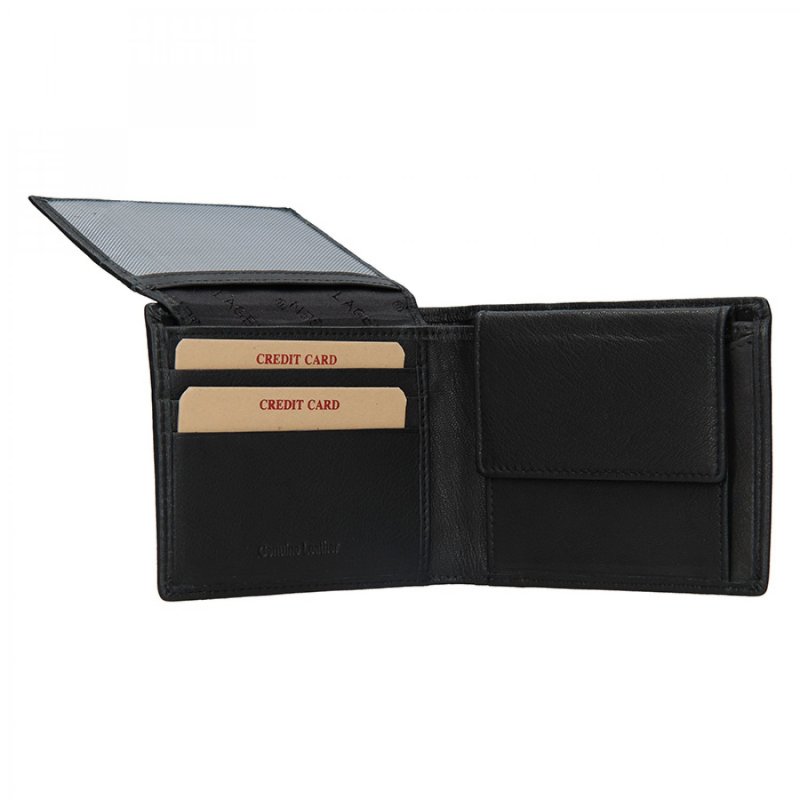 Pánská peněženka Lagen Timmy  kožená, černá
