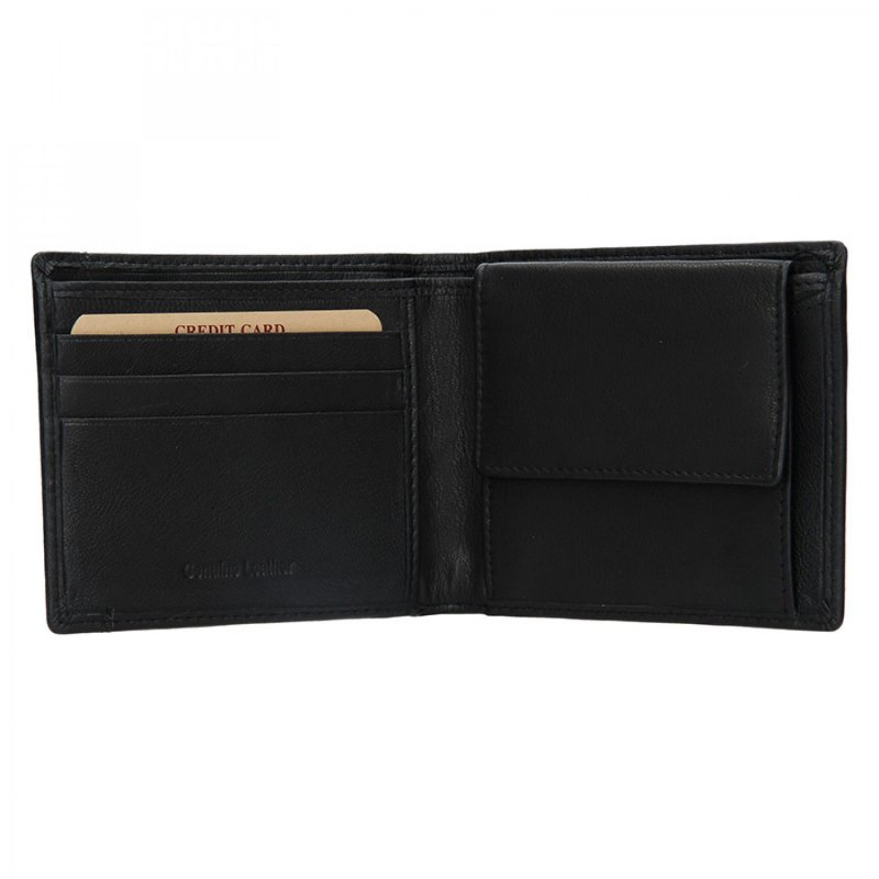 Pánská peněženka Lagen Sandro kožená, černá