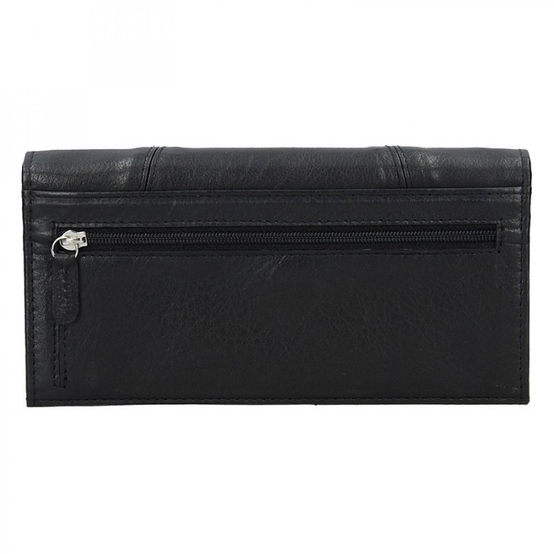Dámská kožená peněženka Lagen Sandra, černá