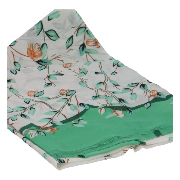Krásný vzorovaný šátek Zemfira, zelená