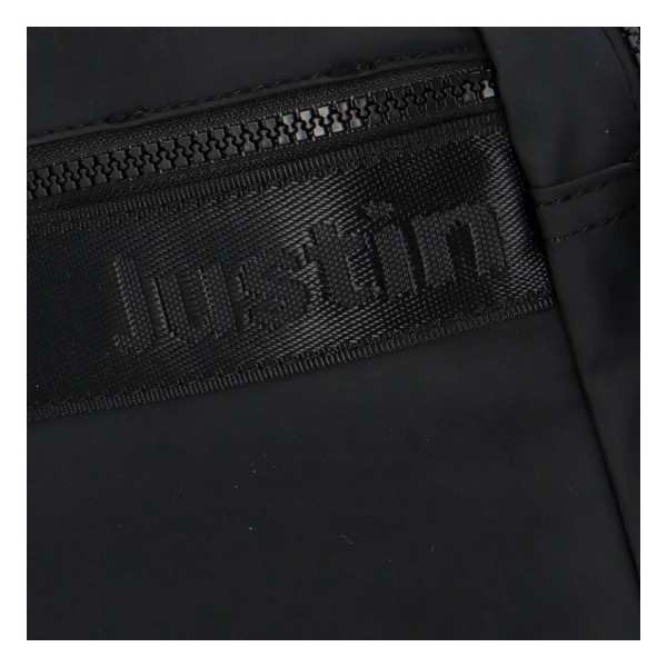 Textilní pánská crossbody taška Jura, černá