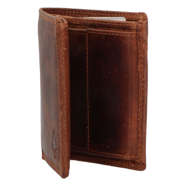 Luxusní kožená peněženka Derek, santal