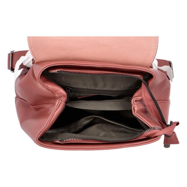 Koženkový batůžek Demi, růžový