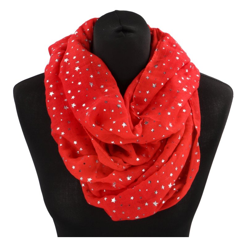 Lehký dámský šátek Virginie, červený