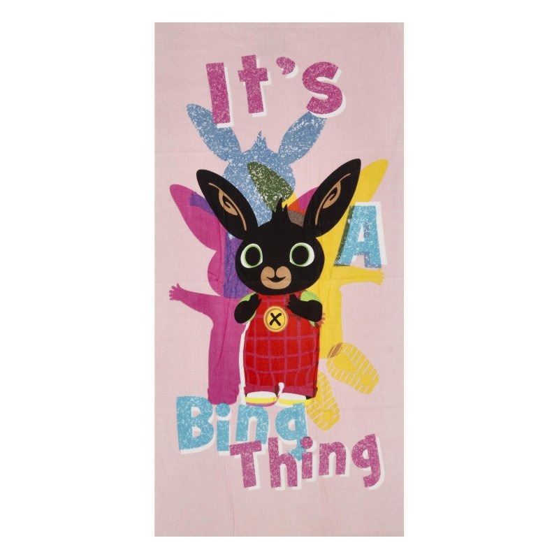 Dětská osuška Králíček Bing, růžová