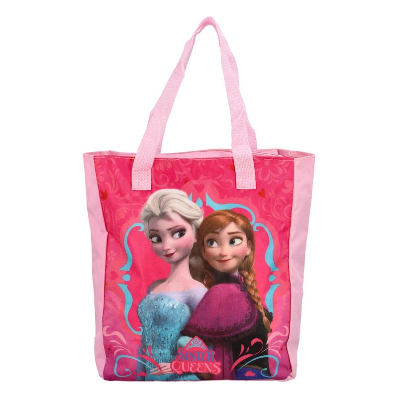 Růžová prostorná kabelka Frozen