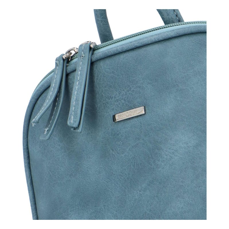 Městský dámský koženkový batůžek Selma, modrá