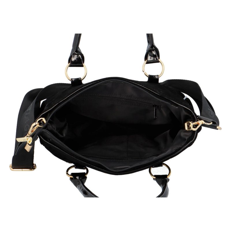 Výrazná dámská kabelka Marie, černá