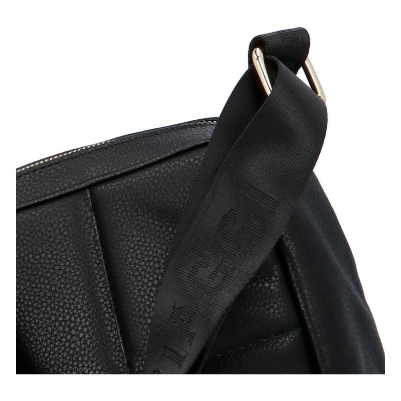 Dámská koženková kabelka Sharon, černá matná
