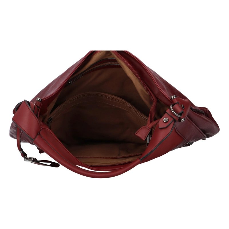 Dámská koženková kabelky Luie, červená