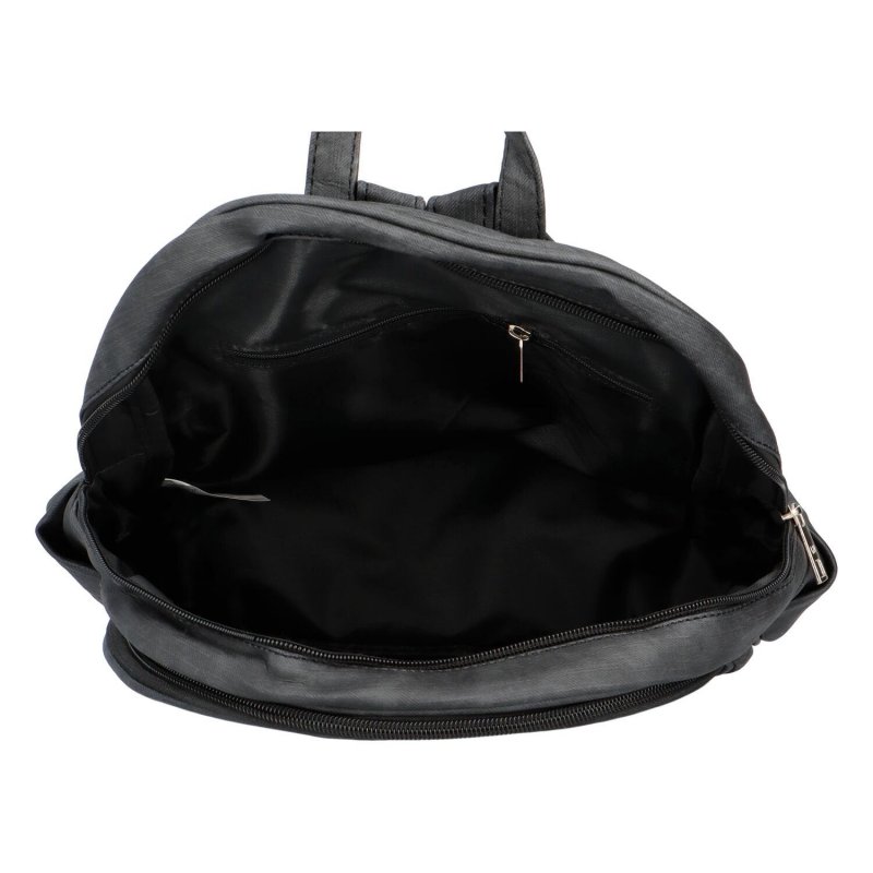 Dámský koženkový batoh Goya, černý